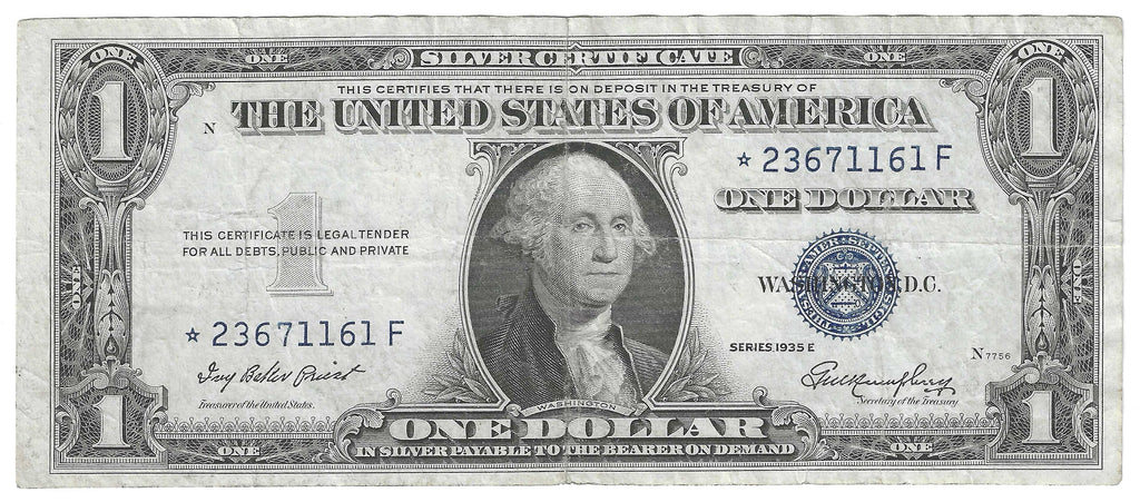 1935E $1 Silver Certificate Fr.1614* Star Note