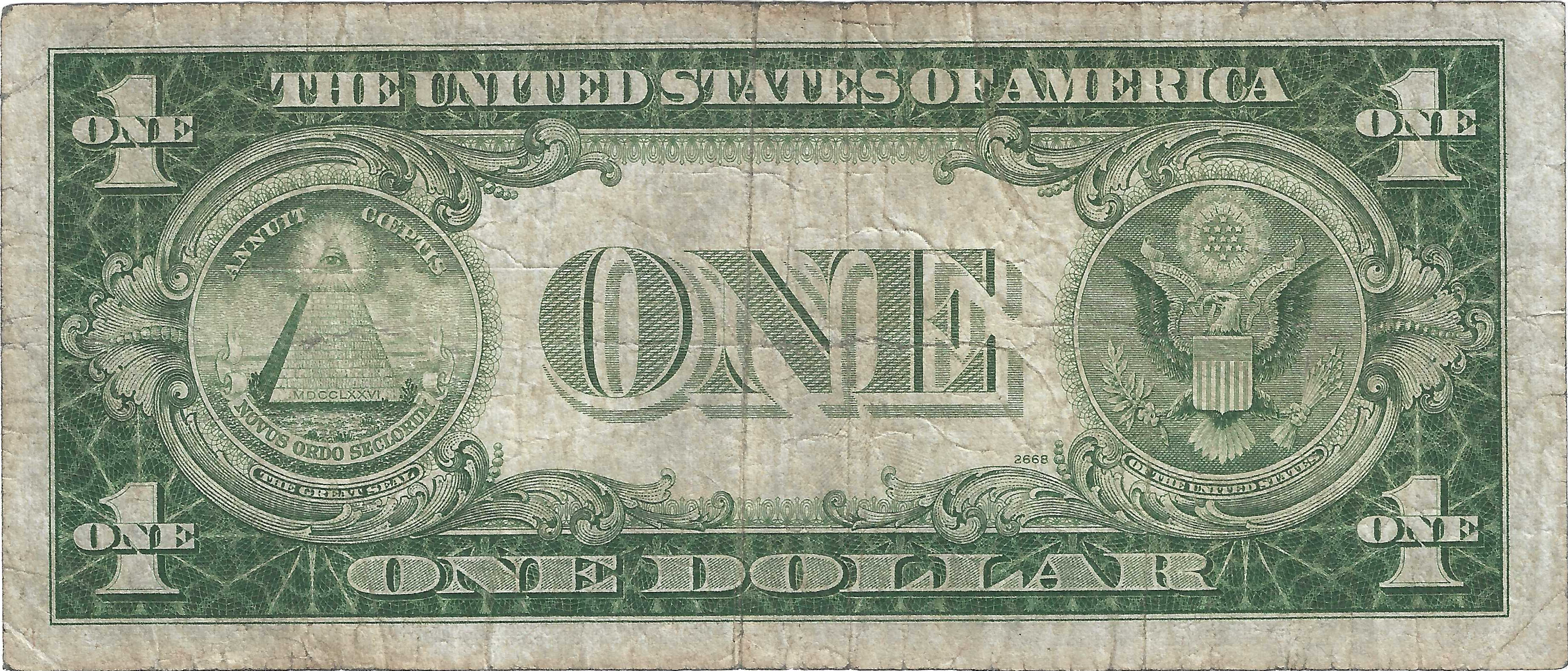 1935A $1 North Africa Silver Certificate Fr.2306
