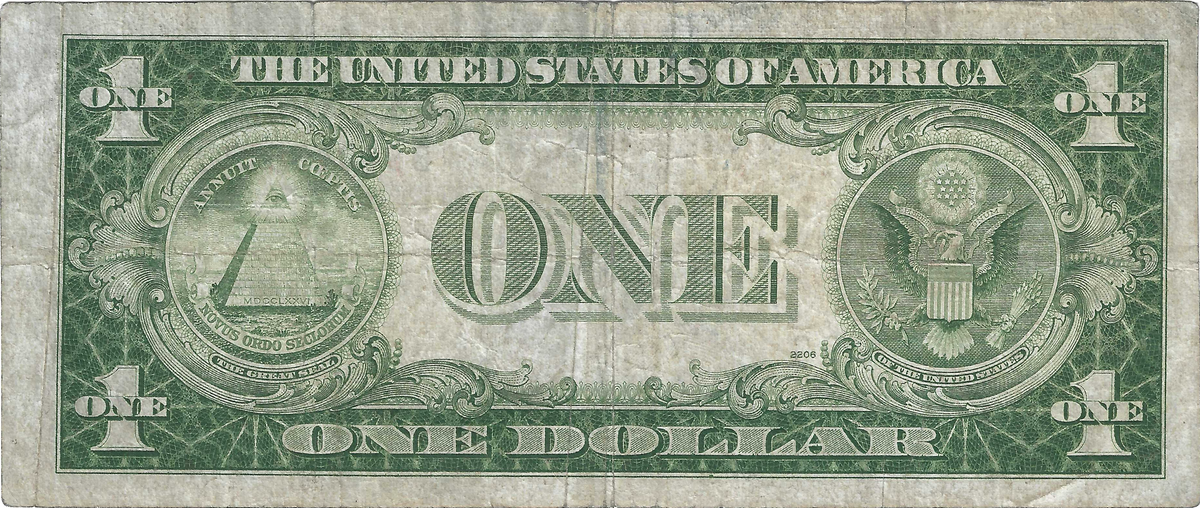 1935A $1 North Africa Silver Certificate Fr.2306