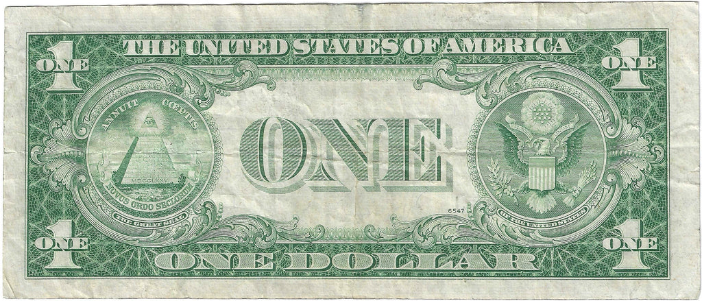 1935G $1 Silver Certificate Fr.1616 — No Motto