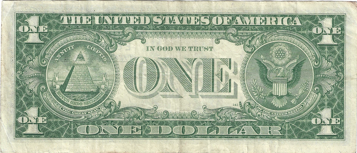 1957 $1 Silver Certificate Fr.1619