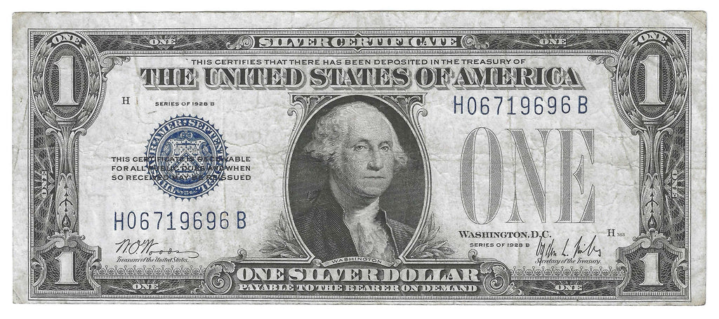 1928B $1 Silver Certificate Fr.1602