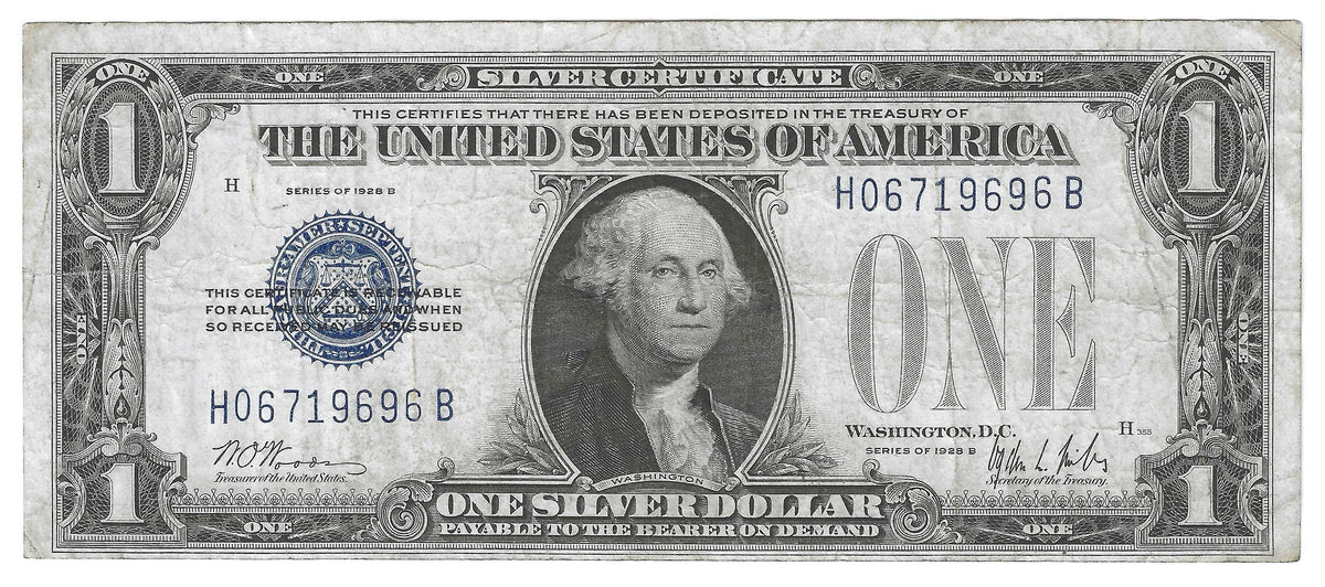 1928B $1 Silver Certificate Fr.1602