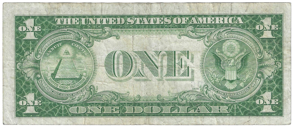 1935D $1 Silver Certificate Fr.1613W — Wide Back