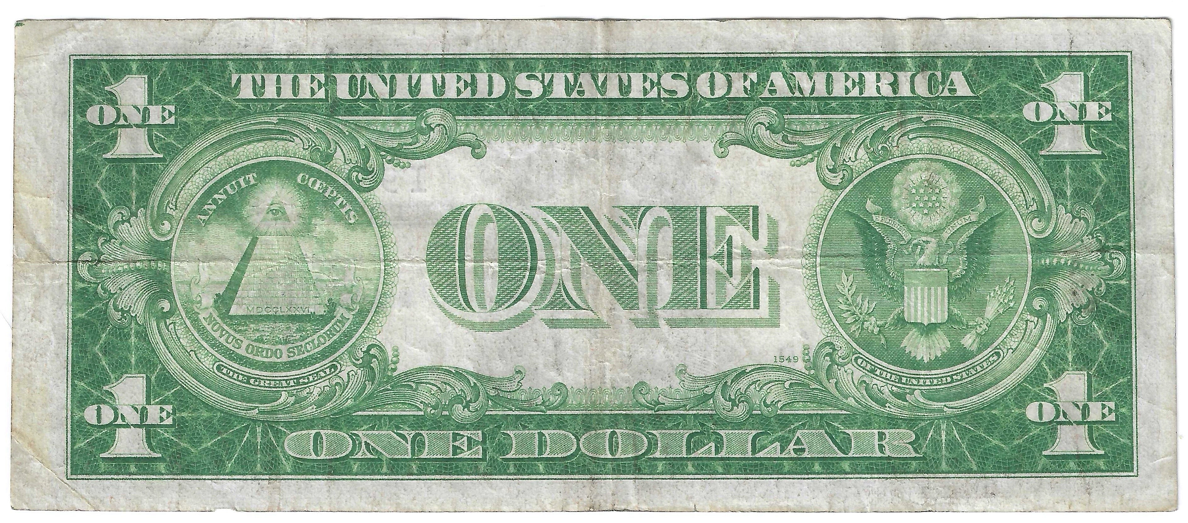 1935A $1 Silver Certificate Fr.1608 — VG