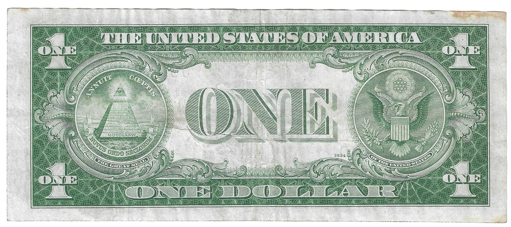 1935B $1 Silver Certificate Fr.1611 — AU