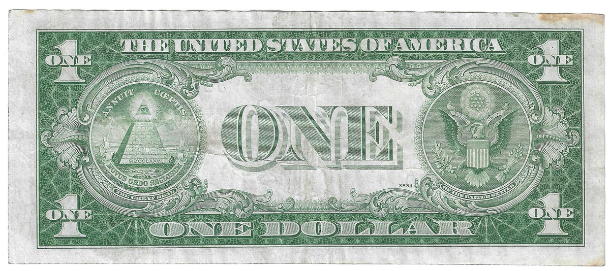 1935B $1 Silver Certificate Fr.1611 — AU