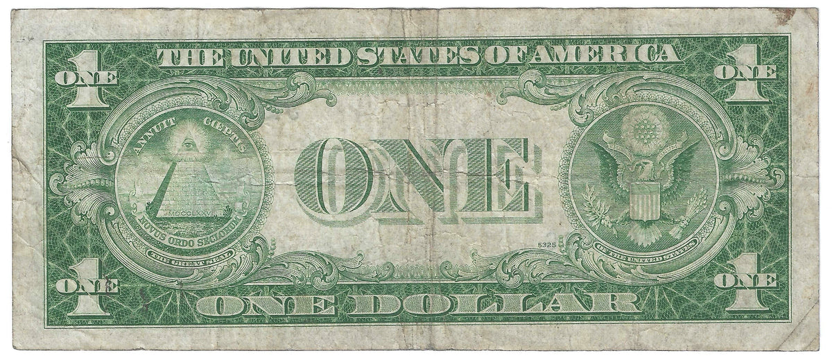 1935D $1 Silver Certificate Fr.1613W — Wide Back
