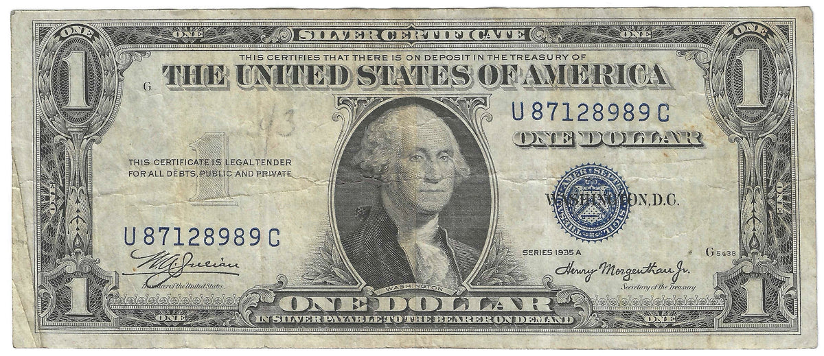 1935A $1 Silver Certificate Fr.1608 — Good