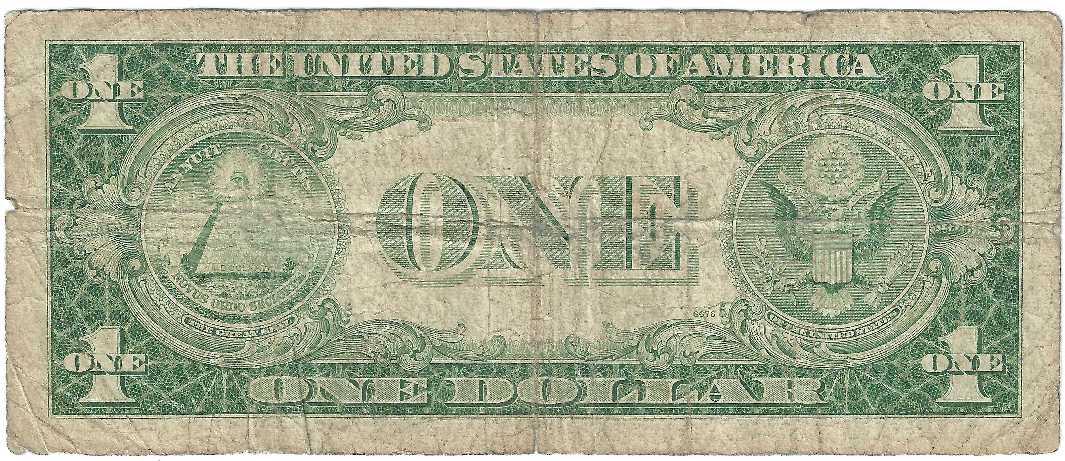 1935F $1 Silver Certificate Fr.1615