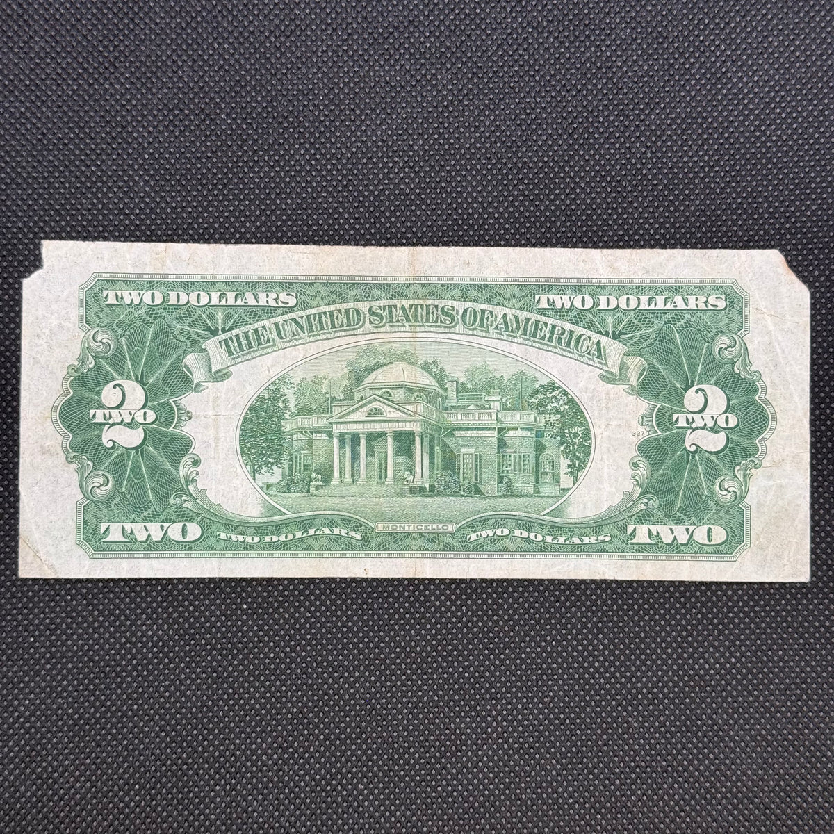 1928F $2 Legal Tender D57990668A back