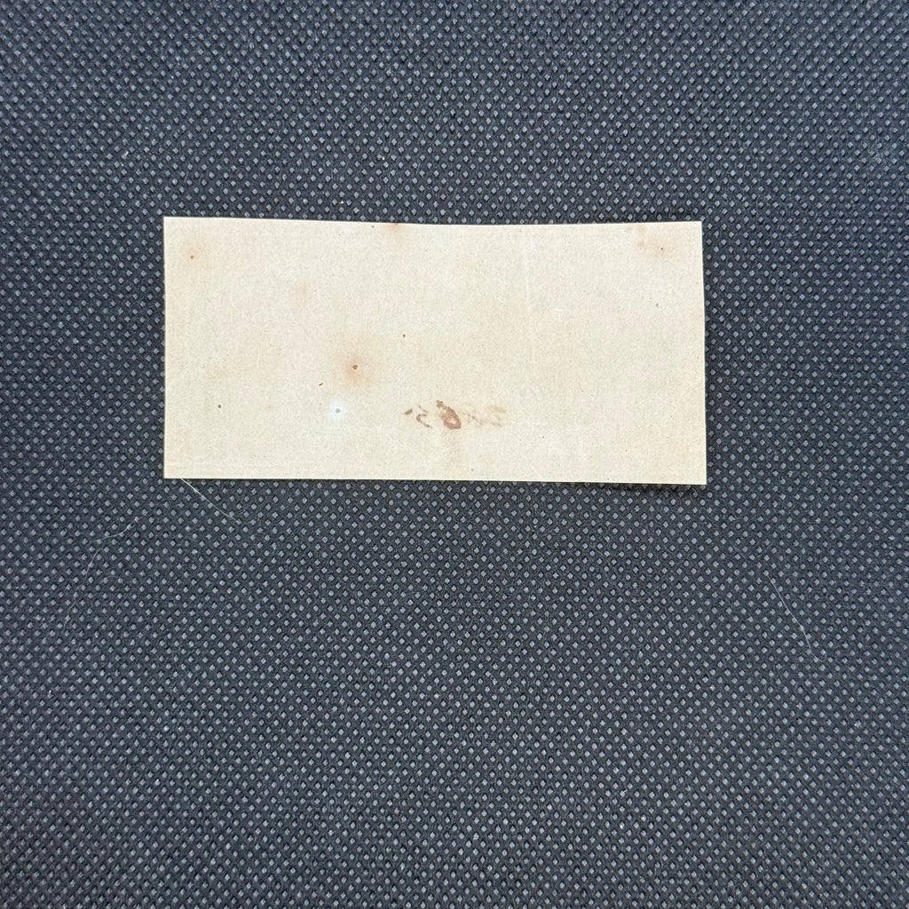 1864 Confederate $15 bond interest coupon back