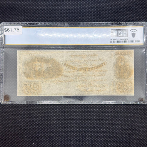 1842 Williamsport MD 25 cent remainder PCGS 63 back