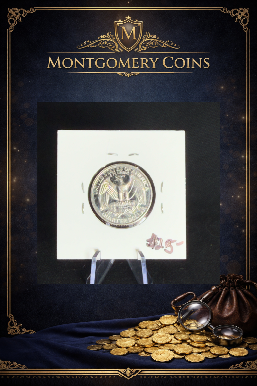 1993-S Washington Quarter Proof DCAM reverse