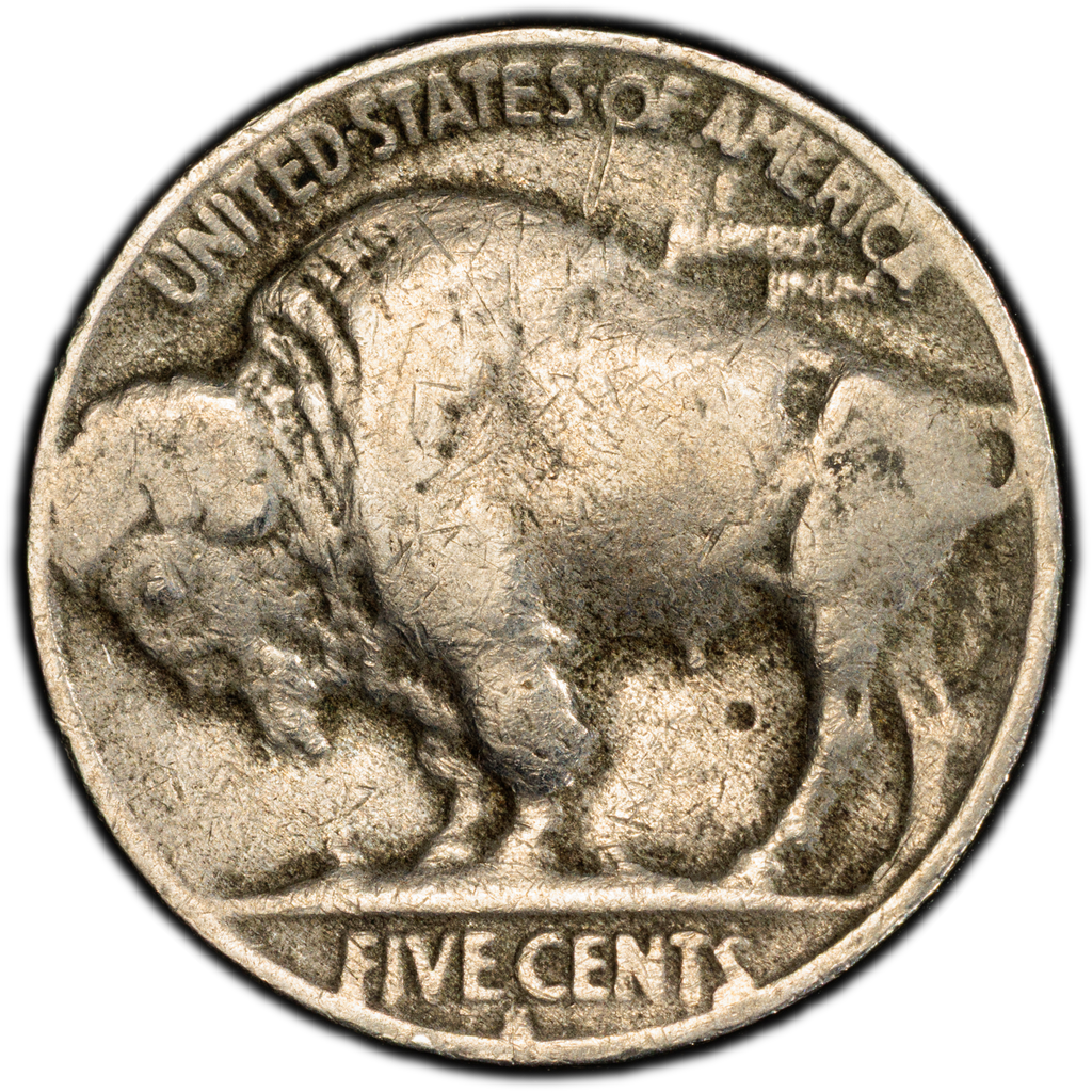 1926-S Buffalo Nickel reverse
