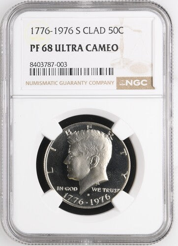 1976-S Kennedy Half NGC PF68 Ultra Cameo obverse