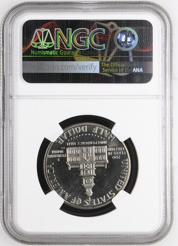 1976-S Kennedy Half NGC PF68 Ultra Cameo reverse