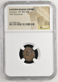 Arcadius AE4 Nummus NGC obverse