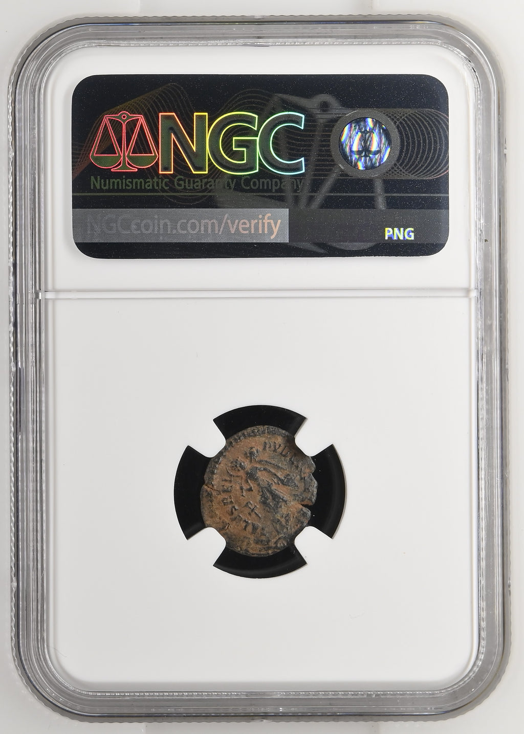 Arcadius AE4 Nummus NGC reverse